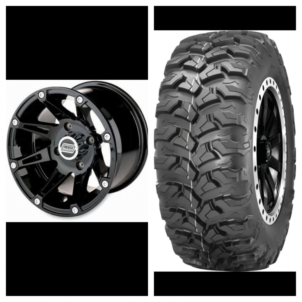 Felgpakke Moose 387x sort med 27-11-14 outslope 4x156 | Dalen dekk