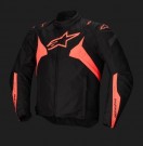 Alpinestars T-Jaws V4 Vanntett Jakke Svart/Rød Fluo thumbnail