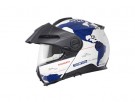 Schuberth Hjelm E2 Atlas hvit/blå thumbnail