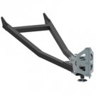Black wolf V-plow med pushtube og sentermontert festebrakett 180cm bredde thumbnail