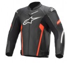 Alpinestars Skinnjakke Tante v2 Svart/Rød Fluo thumbnail