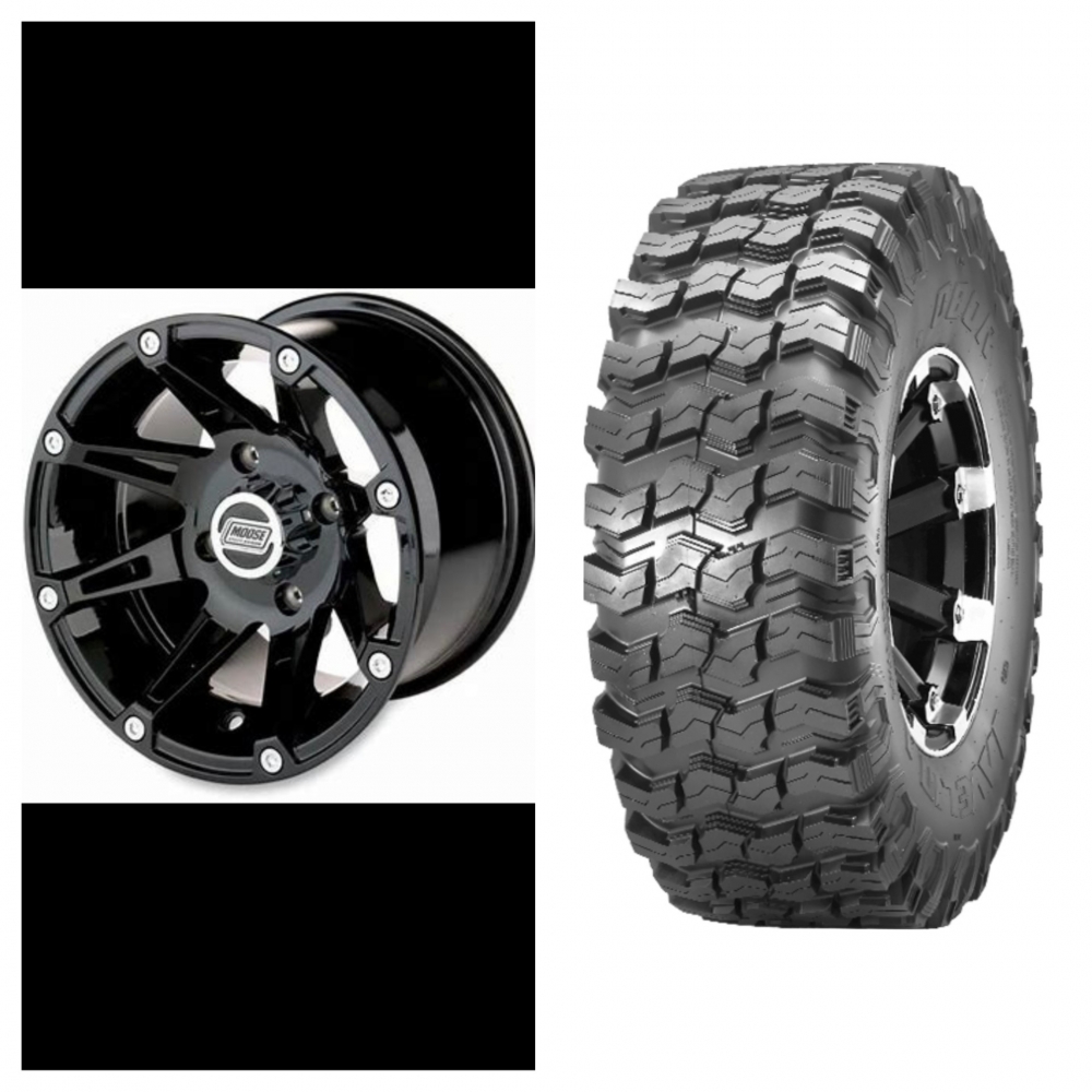 4stk 14x8 sort moose et-10
4stk 30-10-14 Obor Javelina
bolter følger med