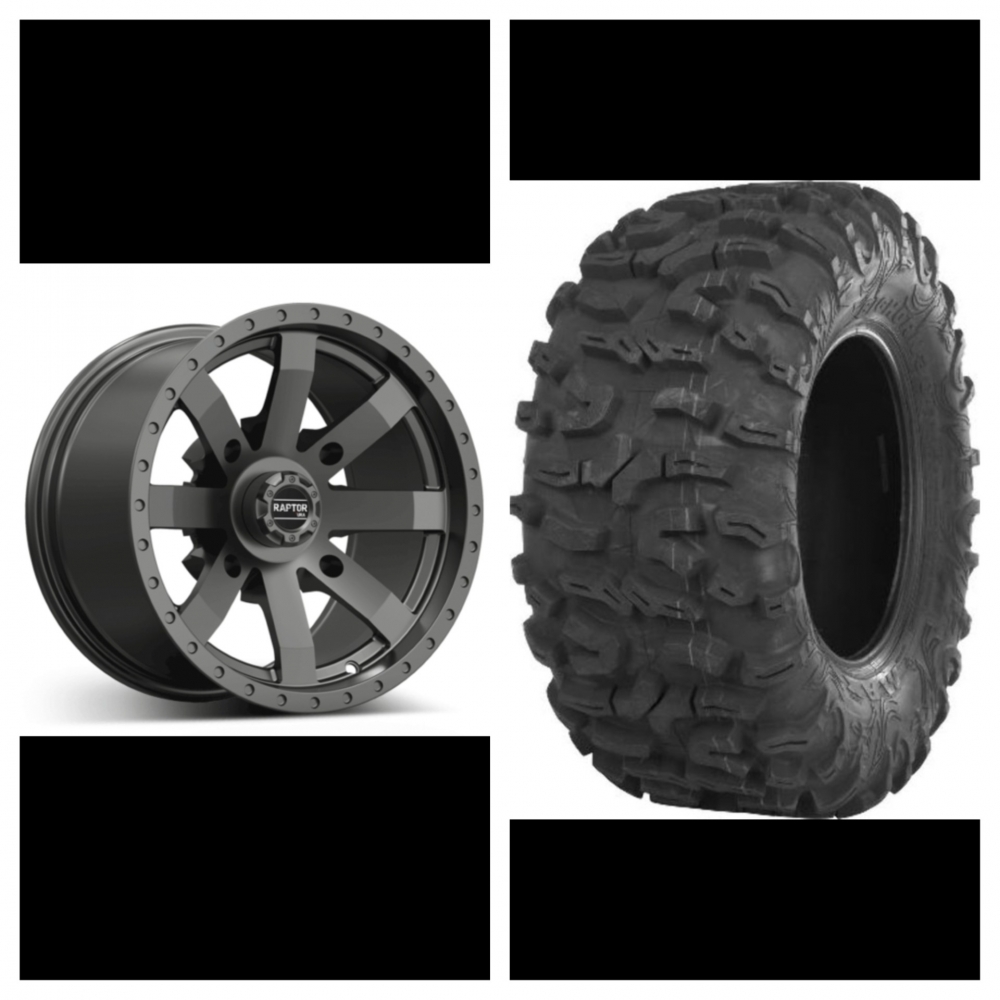 4stk 14x8 Ura Raptor Gun Metal et-10
4stk 27-11-14 Maxxis Bighorn 3.0
bolter følger med